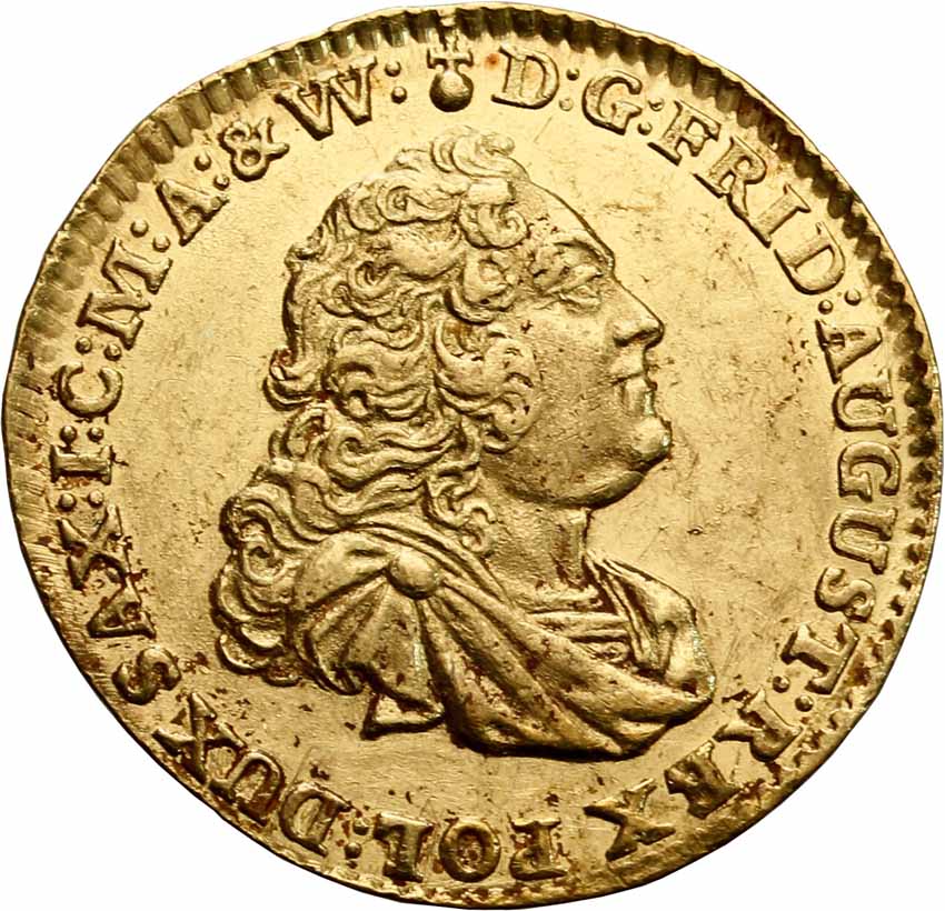 August III Sas. Dukat 1750, Drezno